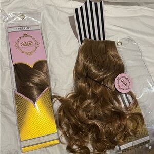 Voluminous Brown Wavy Hair Extensions